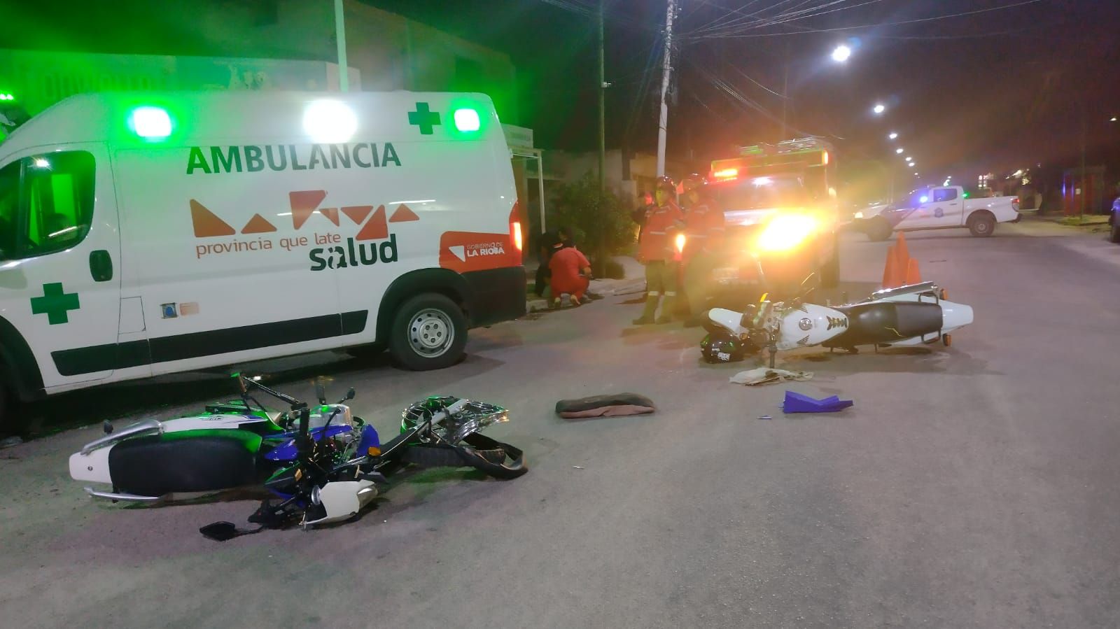 La Rioja Fuerte Accidente Entre Dos Motos En San Nicol S De Bari Y Patqu A