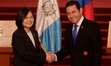 Alivió en Taiwán: El Gobierno agradeció el respaldo del gobierno de Guatemala ante las amenazas del régimen chino en la región