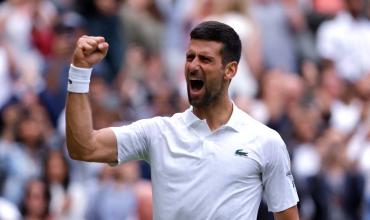 Novak Djokovic venció a Andrey Rublev y avanzó a semifinales de Wimbledon