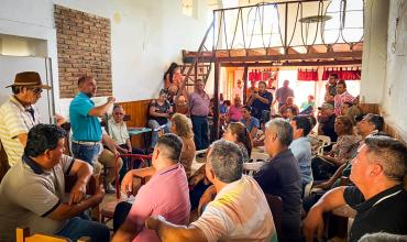 Guillermo Galván se reunió con productores de Los Llanos para combatir la crisis hídrica 