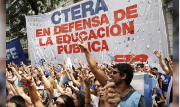 CTERA ratificó el paro docente y afirmó que Milei piensa que los sindicalistas son “panelistas de televisión”