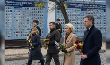 Líderes europeos acuden a Kiev y prometen respaldo hasta que Ucrania sea "finalmente libre"