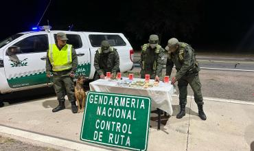 Gendarmería secuestro una cantidad importante de drogas sintéticas en Ruta Nacional 38