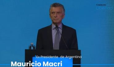 Macri dijo que Milei libra una "batalla épica" por la libertad