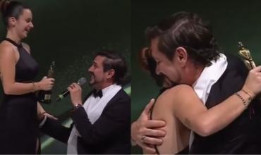 Matías Alé le prepuso casamiento a su novia de 22 años en la gala de los Martín Fierro