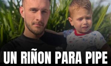“Un riñón para Pipe”: la emocionante campaña de un jugador de Deportivo Riestra por su hijo que encolumnó al fútbol argentino