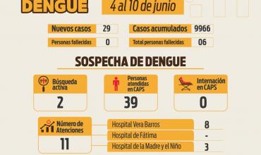 Se confirmaron 29 nuevos casos de dengue en La Rioja 