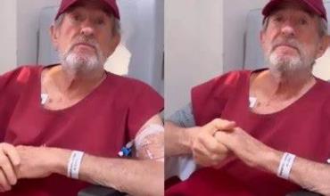 Pablo Alarcón fue operado a corazón abierto por su cuadro de neumonía bilateral