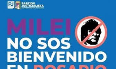 El peronismo rechazó la llegada de Milei a Rosario por el Día de la Bandera