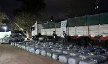 Secuestraron más de dos toneladas de hojas de coca en Santa Fe y el total de la carga está valuado en 113 millones de pesos