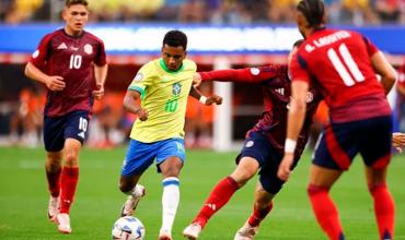 Flojo debut de Brasil en la Copa América: apenas pudo empatar 0 a 0 frente a Costa Rica