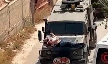 Estados Unidos en conmoción ante el vídeo de un palestino herido atado a un jeep militar israelí