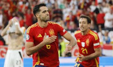España eliminó al anfitrión Alemania con un gol sobre el final de la prórroga y se clasificó a semifinales de la Eurocopa