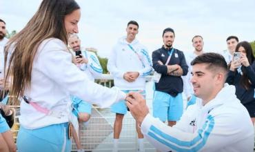 Sorpresa y pedido de casamiento en los Juegos Olímpicos: dos deportistas argentinos se comprometieron en París