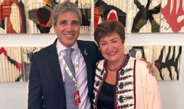 Fondo Monetario: Luis Caputo se reúne con Kristalina Georgieva en Río de Janeiro.