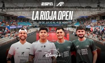 La Rioja, cuna de los «Chachos», será sede del internacional Open de Padel transmitido por ESPN y Disney+