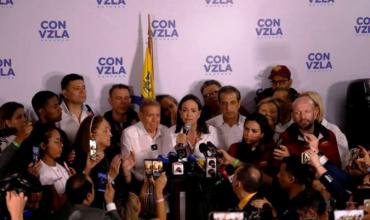 Elecciones en Venezuela: La oposición denunció fraude. María Corina Machado aseguró que lograron el 70% de votos.