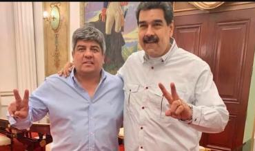 Pablo Moyano respaldó a Nicolás Maduro con una sugestiva foto en WhatsApp
