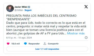 Javier Milei cargó contra los “boluprogres” por la denuncia contra Alberto Fernández y criticó a la prensa