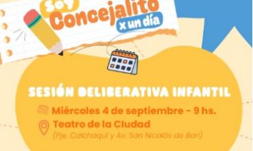 Vuelven a sesionar los concejales infantiles en el Teatro de la Ciudad