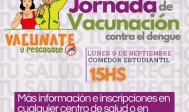 Vacunación contra el Dengue en el Comedor Estudiantil