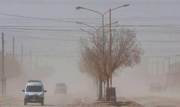 El sur riojano y tres provincias más en alerta meteorológica hoy por viento fuerte