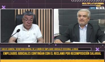 Empleados Judiciales continúan con el reclamo por recomposición salarial