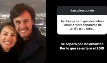 Ángel de Brito reveló un importante dato de la separación de Pampita y Roberto García Moritán: "Se separó por..."