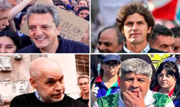 Lousteau, Massa, Larreta, el kirchnerismo y Pablo Moyano coparon la marcha universitaria al frente de columnas políticas