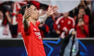 Con masiva presencia argentina, Benfica vapuleó a Atlético de Madrid con gol de Di María