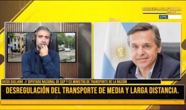 Diego Giuliano sobre la desregulación del transporte: “esto terminará siendo perjudicial para el pasajero”