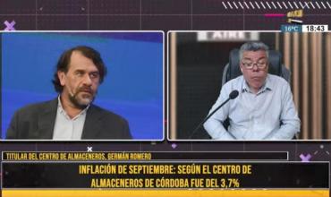 La inflacion que mide el Centro de Almaceneros de Córdoba fue del 3.7 en septiembre