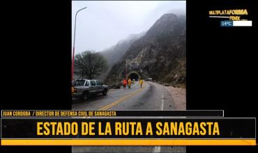 Desde la municipalidad de Sanagasta se confirmó que se despejó la ruta 75