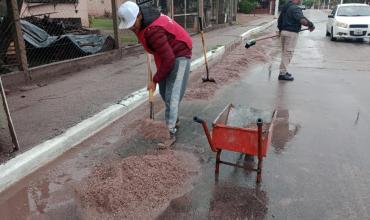 Después de la intensa lluvia distintas áreas trabajan para recuperar la ciudad: En Capital llovió en 72 horas lo que llueve en un año