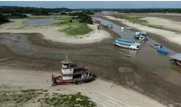 El río Amazonas se está secando: advierten sobre el cambio climático