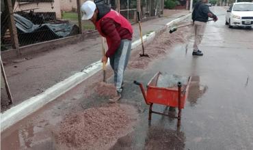 Marcelo del Moral destacó el funcionamiento de las obras pluviales en el centro de La Rioja tras el temporal