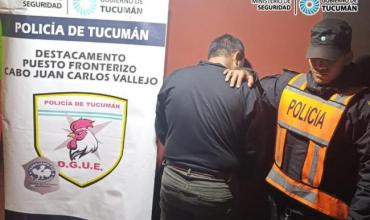 Capturaron a un riojano con pedido de captura en Tucumán