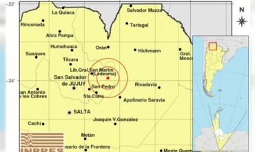 Un fuerte sismo de 4,8 grados sacudió Jujuy y Salta