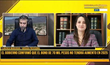 Florencia Markarian: “El bono de los jubilados debería estar en 140 o 150 pesos”