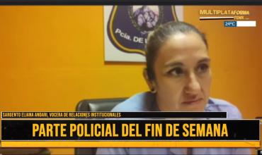 Informe policial: 39 alcoholemias positivas, 14 siniestros viales y 70 motos retenidas