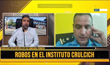 Robo en el Instituto Crulcich: la policía contestó que su rector “no quiso realizar la denuncia”