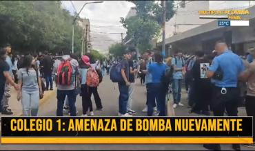 Amenaza de bomba en Colegio N° 1