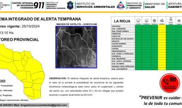 Desde el COE solicitan transitar con precaución por probables vientos fuertes