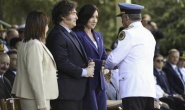  Frialdad entre Milei y Villarruel en el 203° aniversario de la Policía Federal