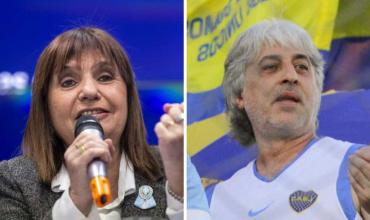 Patricia Bullrich denunció a Rafael di Zeo, líder de la barra de Boca, y lo comparó con los narcos de Rosario