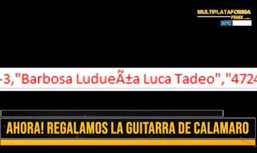 La guitarra de Andrés Calamaro ya tiene dueño: Barboza Ludueña, Luca Tadeo