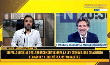 Adrián Tróccoli: “Sólo en el año pasado, los jubilados perdieron un 34% de su haber”