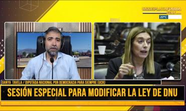 Diputada nacional Danya Tavela en Fénix: "La oposición buscará modificar la ley de DNU"