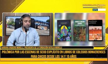 Bárbara Morelli en Fénix: “Estos libros los están difundiendo por un tema de ideología”