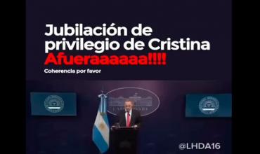 El oficialismo celebró la baja de la jubilación de privilegio de Cristina Kirchner